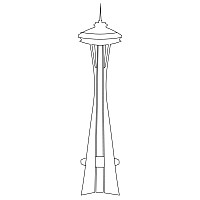 space needle block 001